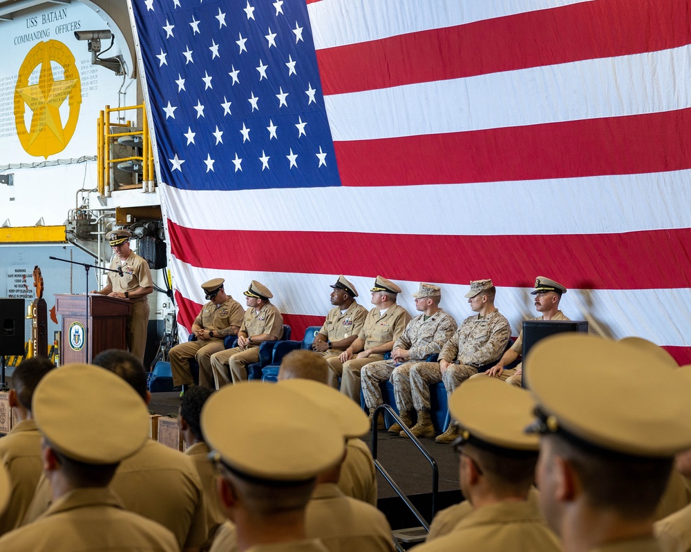 USS Bataan Chief Pinning Ceremony