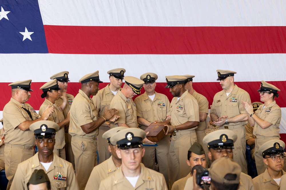 USS Bataan Chief Pinning Ceremony