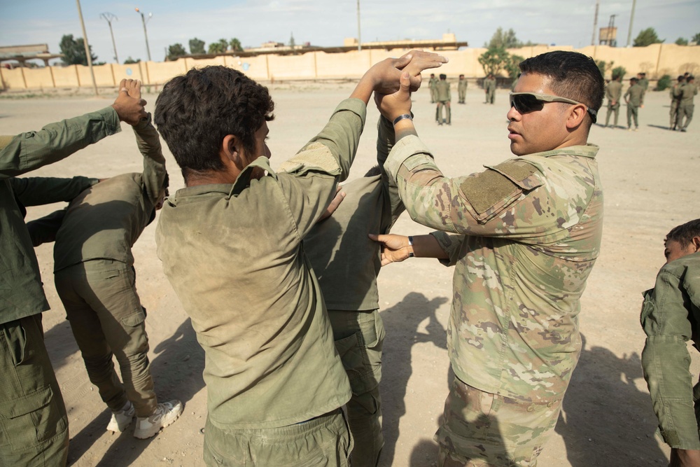 Internal security force learns combatives