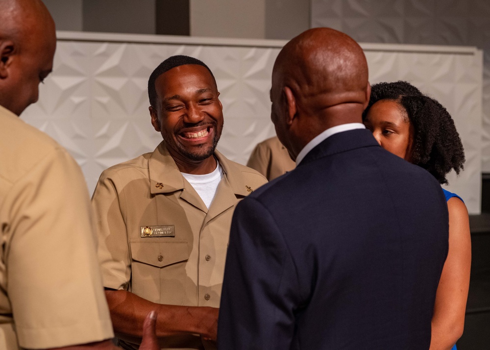 USS John C. Stennis (CVN 74) Holds Chief Pinning Ceremony