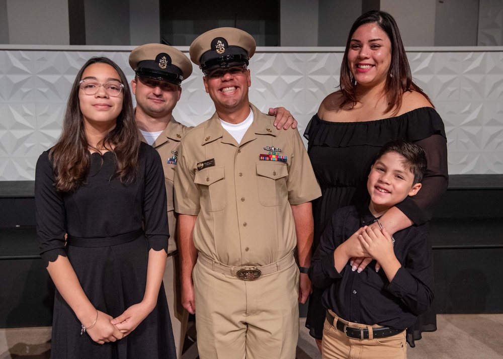 USS John C. Stennis (CVN 74) Holds Chief Pinning Ceremony