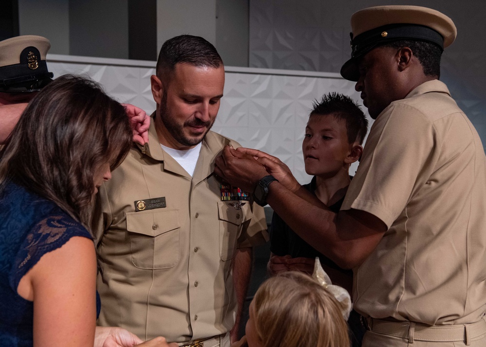 USS John C. Stennis (CVN 74) Holds Chief Pinning Ceremony