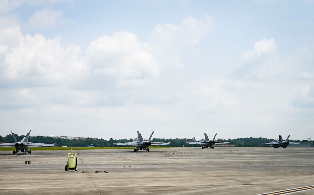 Air Dominance Center provides exclusive training for U.S. Navy Reserves F-18 Growler unit for Sentry Savannah 23-1