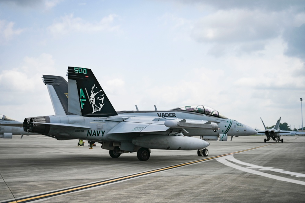 Air Dominance Center provides exclusive training for U.S. Navy Reserves F-18 Growler unit for Sentry Savannah 23-1