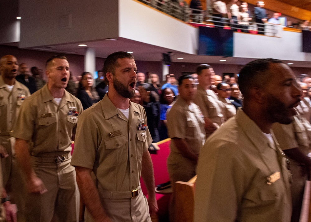 USS John C. Stennis Chief Pinning Ceremony