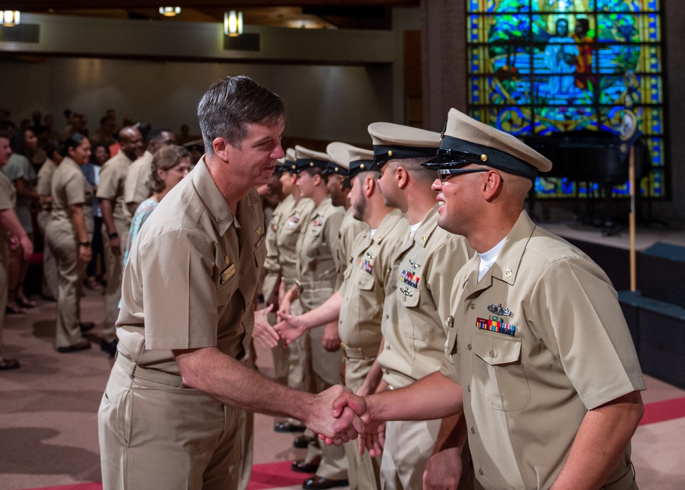 USS John C. Stennis Chief Pinning Ceremony