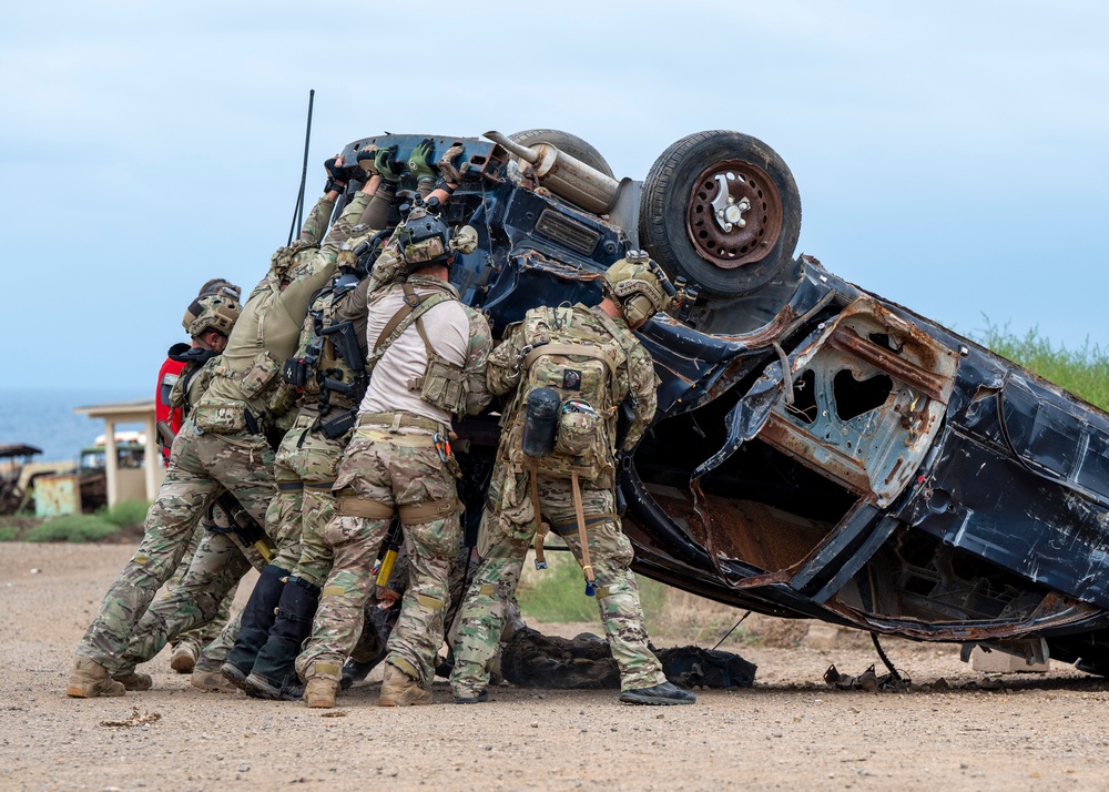 Combat Leader Course 2023: simulated mass casualty rescue