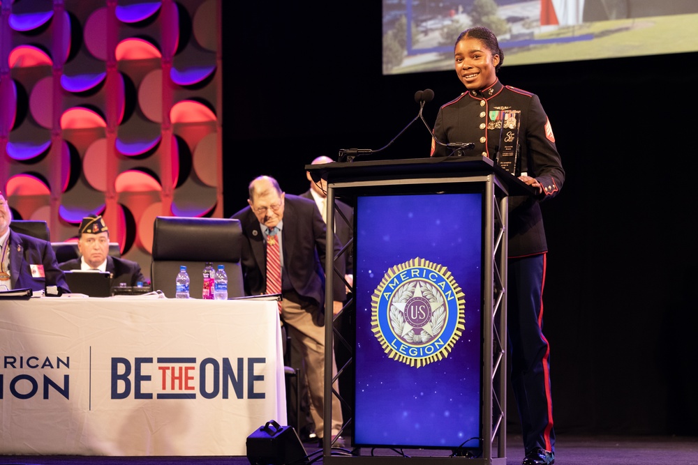 Sgt. Bordes - 2023 American Legion Spirit Service Awardee for the U.S. Marine Corps