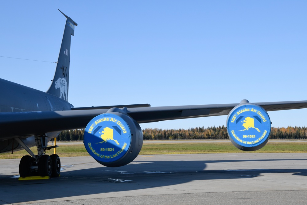 168th Wing Eielson Flight Line Foliage