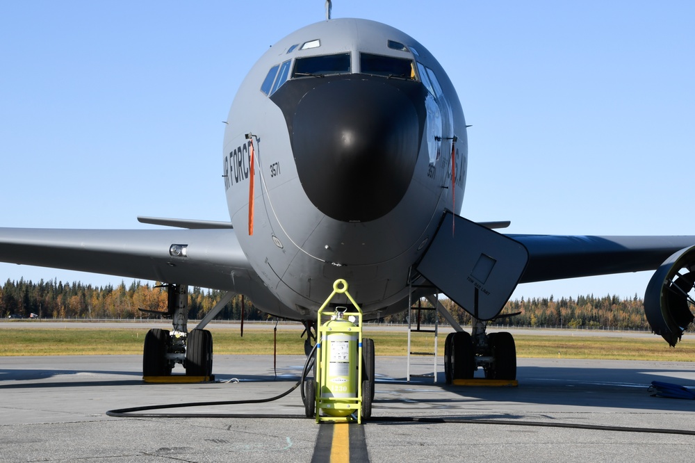 168th Wing Eielson Flight Line Foliage