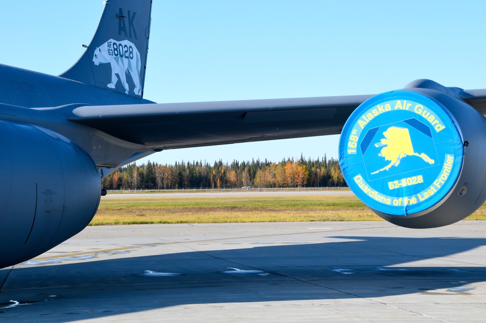 168th Wing Eielson Flight Line Foliage