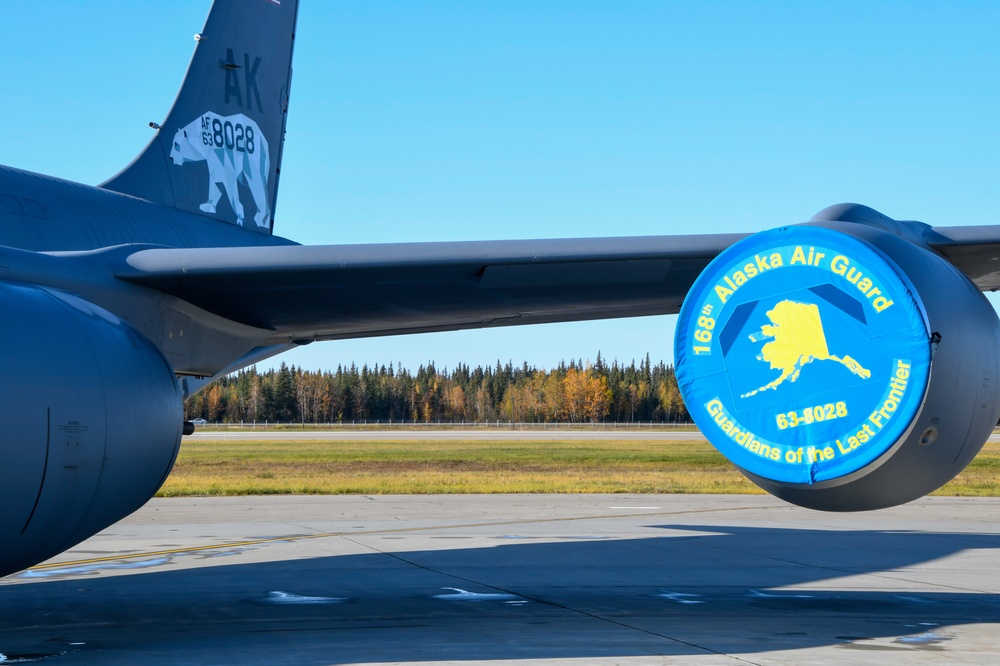 168th Wing Eielson Flight Line Foliage