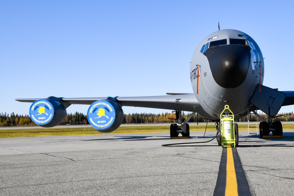 168th Wing Eielson Flight Line Foliage