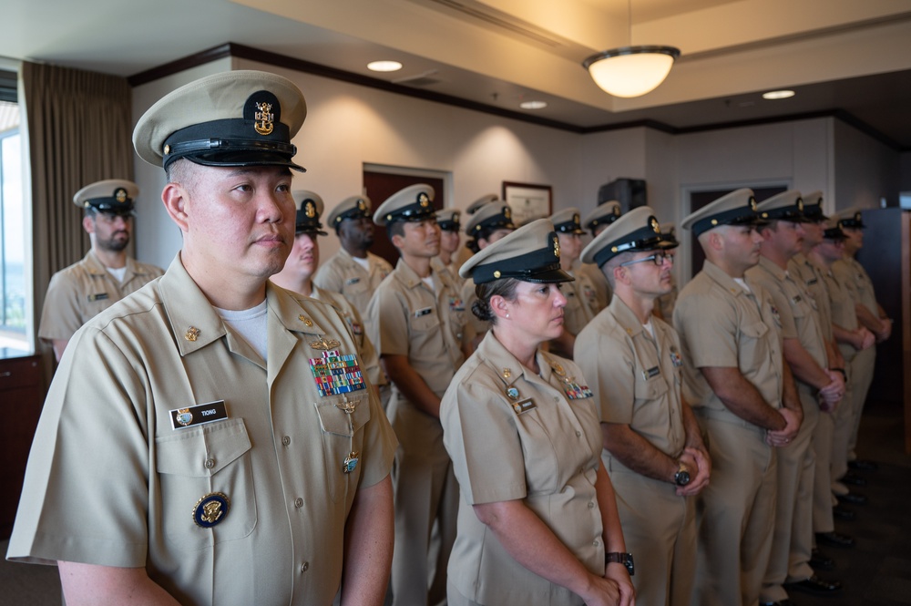 USINDOPACOM Holds Chief Petty Officer Pinning Ceremony
