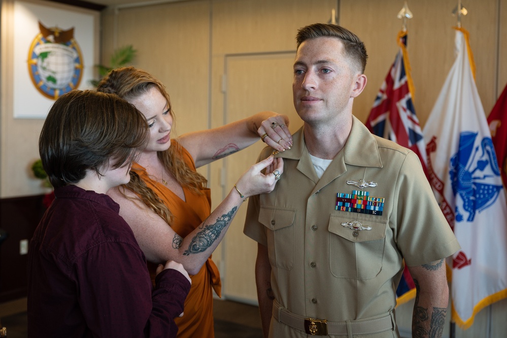 USINDOPACOM Holds Chief Petty Officer Pinning Ceremony