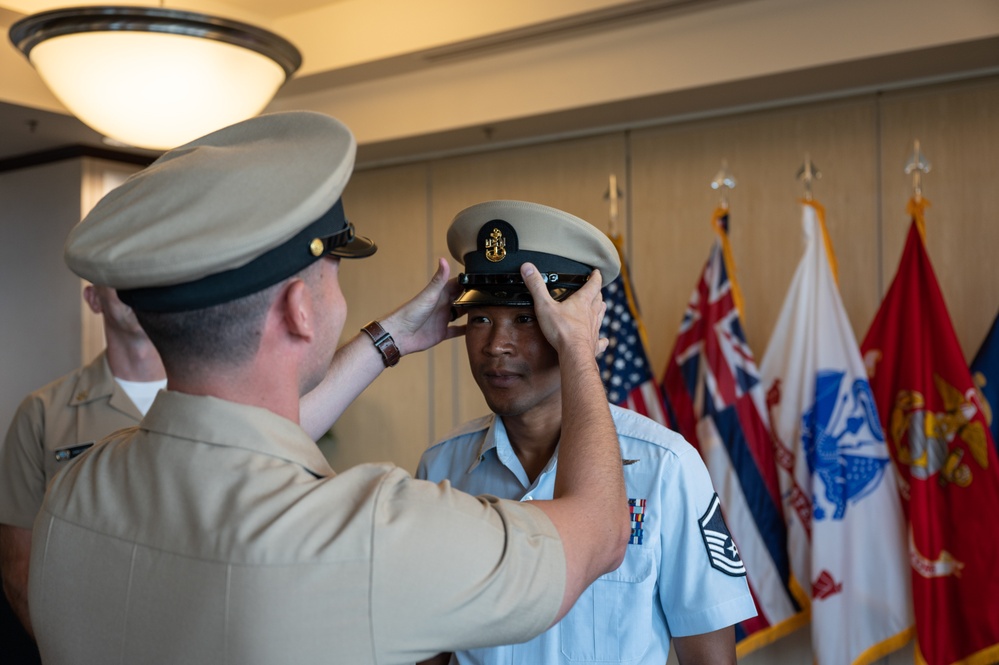USINDOPACOM Holds Chief Petty Officer Pinning Ceremony