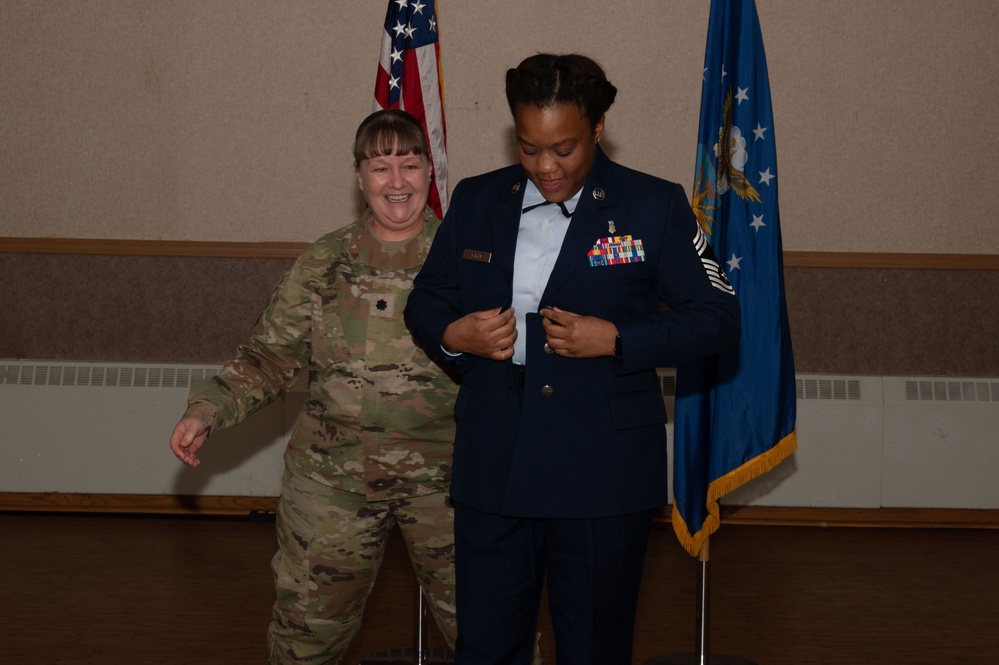 SMSgt. Vanessa Arthur promotes to Chief