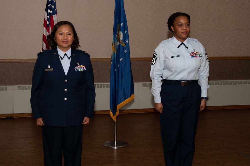 SMSgt. Vanessa Arthur promotes to Chief