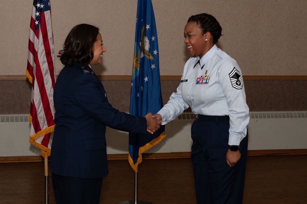 SMSgt. Vanessa Arthur promotes to Chief