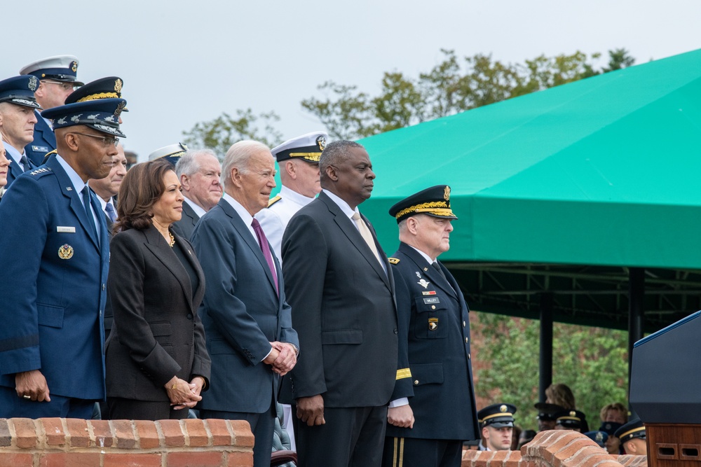 President Biden hosts CJCS change of responsibilities