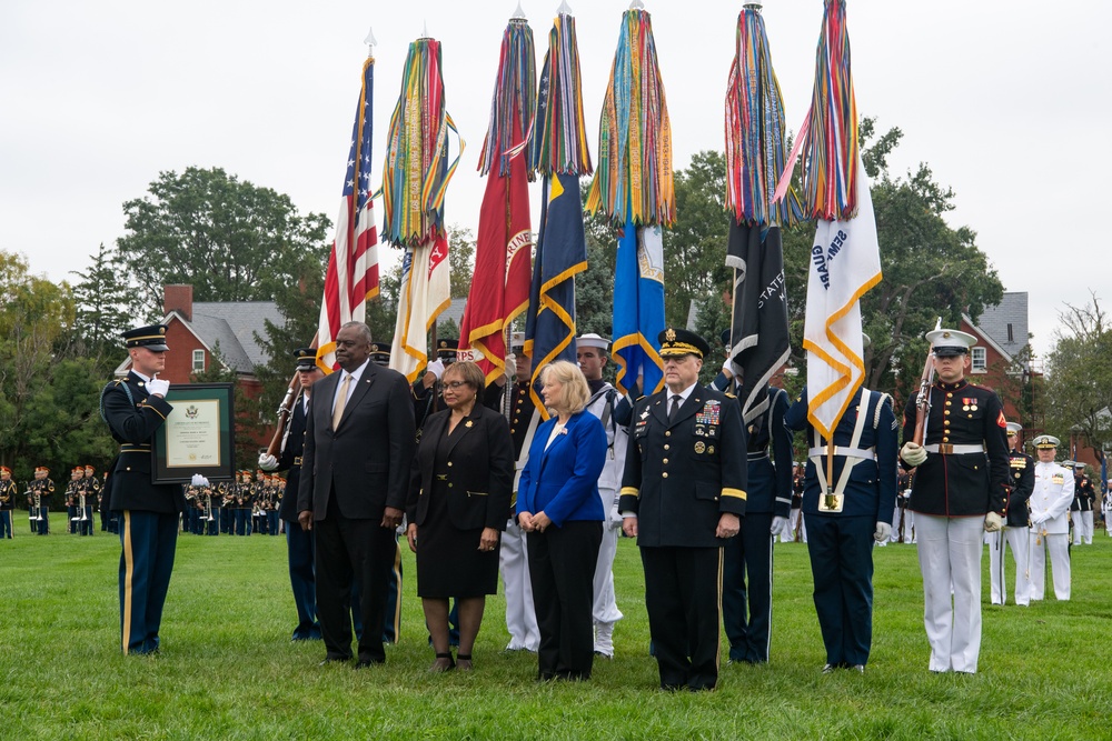 President Biden hosts CJCS change of responsibilities