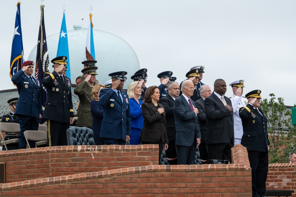 President Biden hosts CJCS change of responsibilities