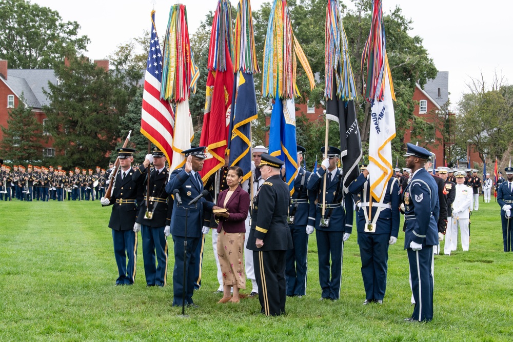 President Biden hosts CJCS change of responsibilities