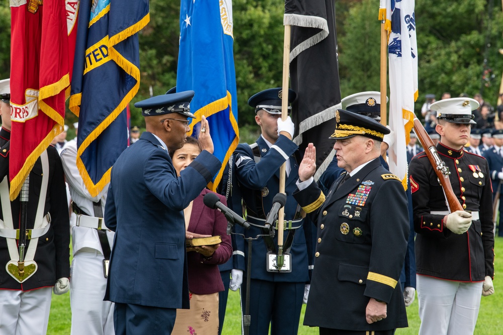 President Biden hosts CJCS change of responsibilities