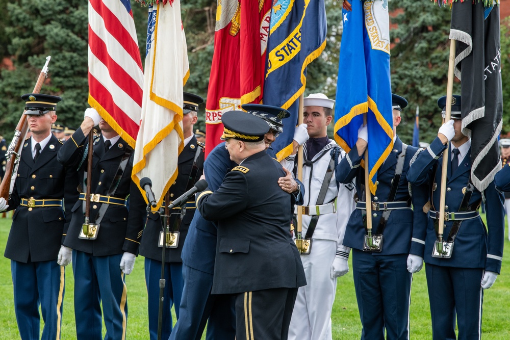 President Biden hosts CJCS change of responsibilities