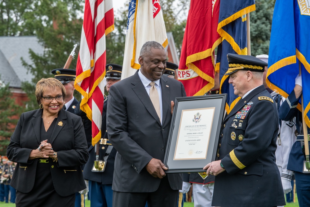 President Biden hosts CJCS change of responsibilities