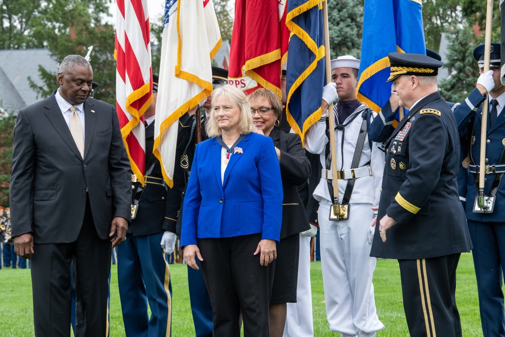 President Biden hosts CJCS change of responsibilities