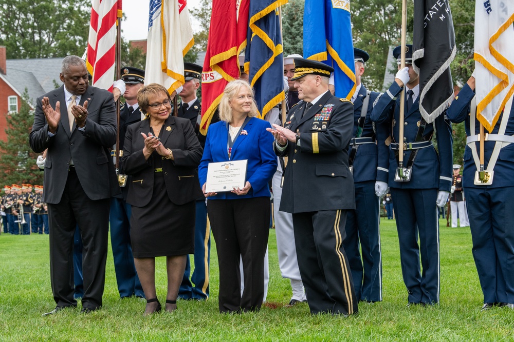 President Biden hosts CJCS change of responsibilities