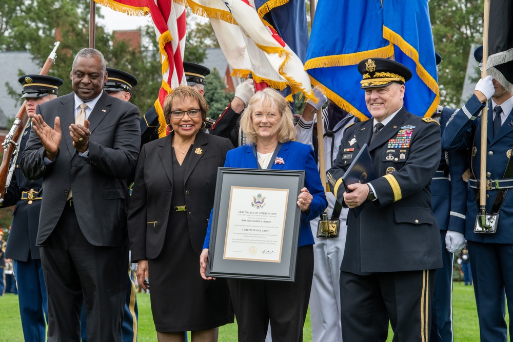 President Biden hosts CJCS change of responsibilities