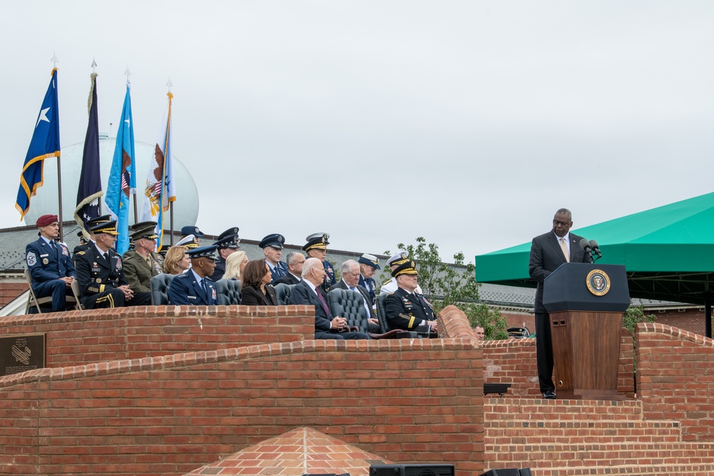 President Biden hosts CJCS change of responsibilities