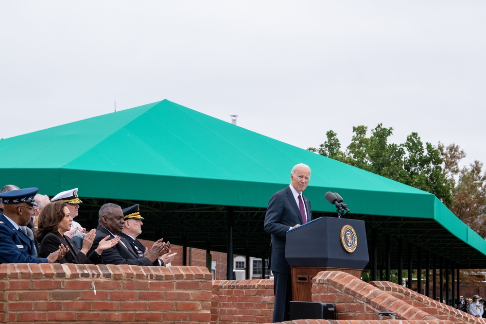 President Biden hosts CJCS change of responsibilities