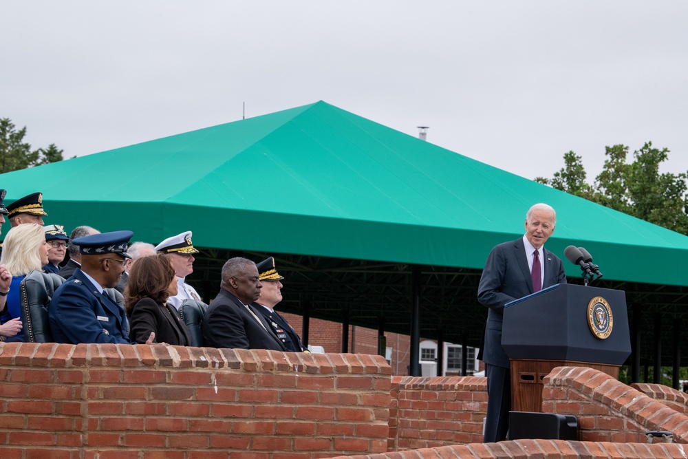 President Biden hosts CJCS change of responsibilities