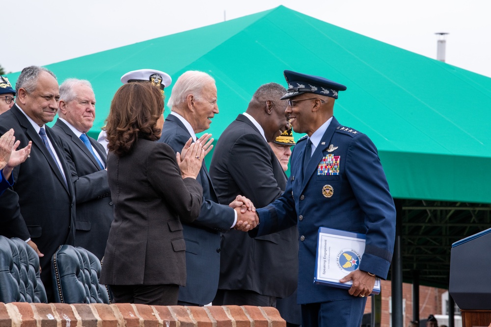 President Biden hosts CJCS change of responsibilities