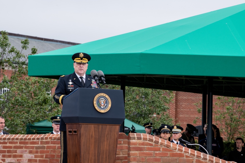 President Biden hosts CJCS change of responsibilities