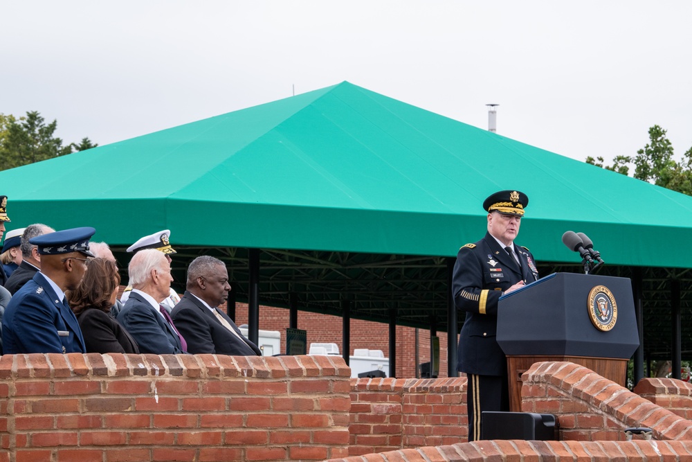 President Biden hosts CJCS change of responsibilities