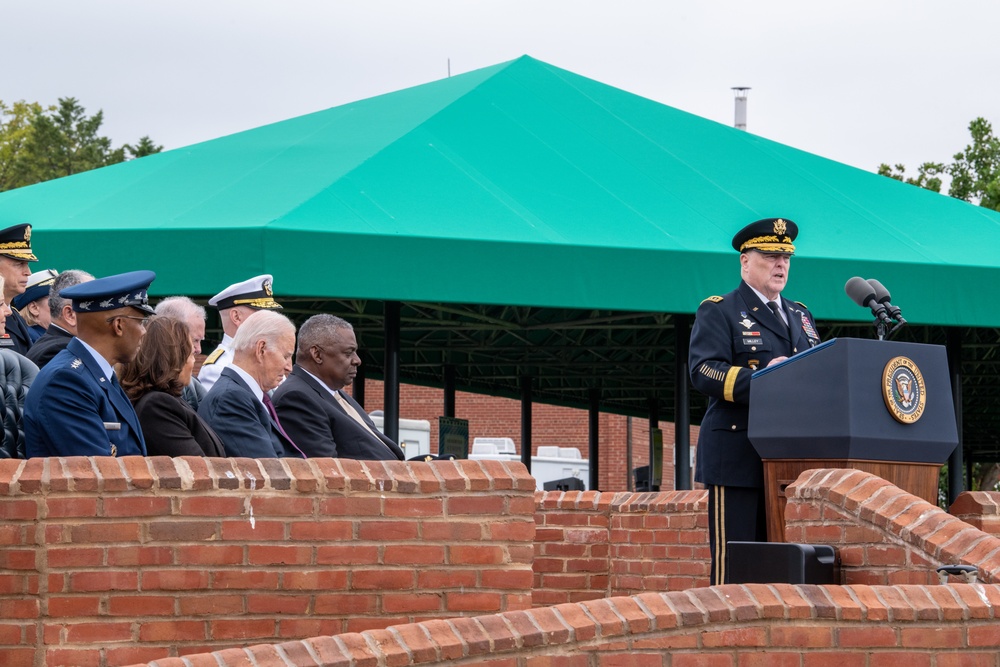 President Biden hosts CJCS change of responsibilities