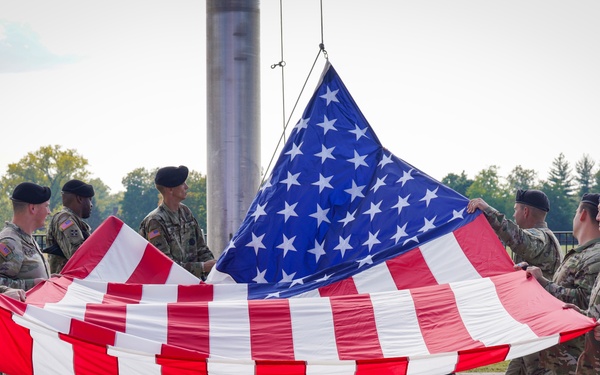 4th Cav Soldiers Render Honors During Post Flag Detail