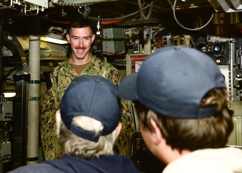 Ship's Sponsor Visits USS Henry M. Jackson (SSBN 730)