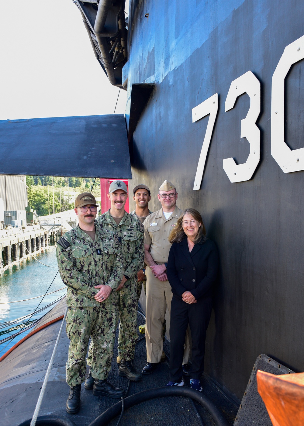 Ship's Sponsor Visits USS Harry M. Jackson (SSBN 730)