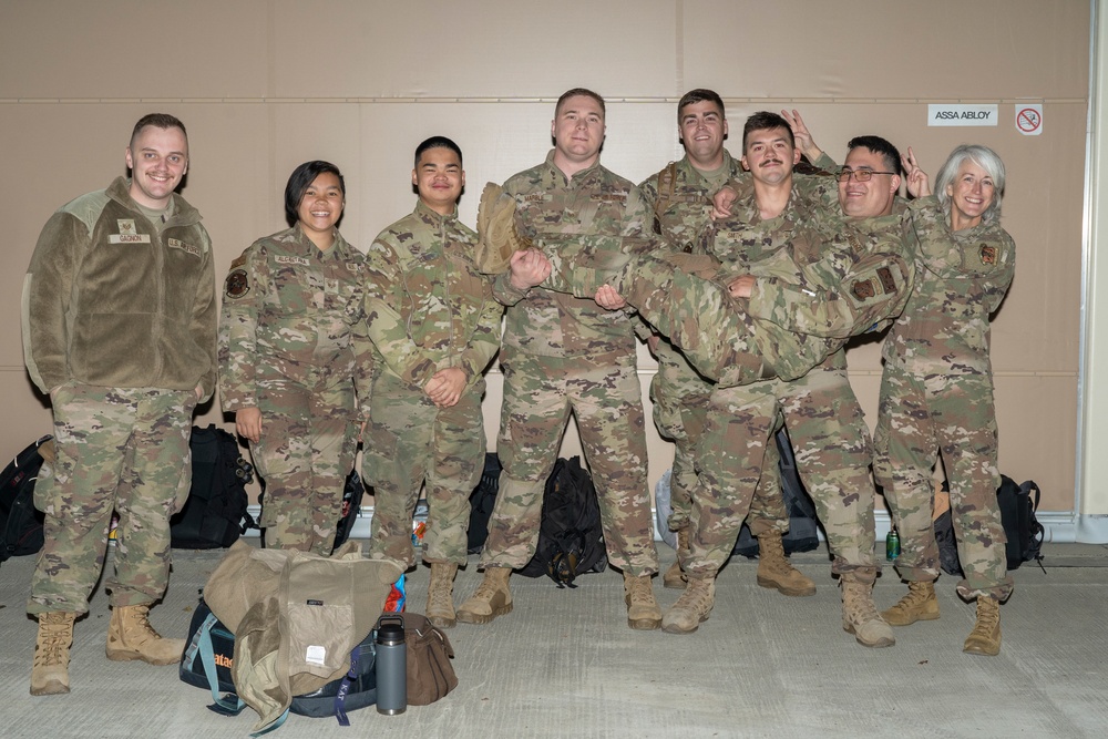 Members of the 176th Wing deploy in support of CENTCOM