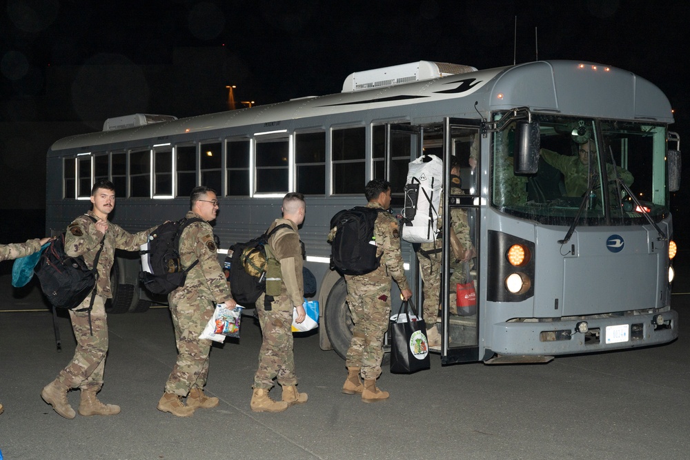 Members of the 176th Wing deploy in support of CENTCOM