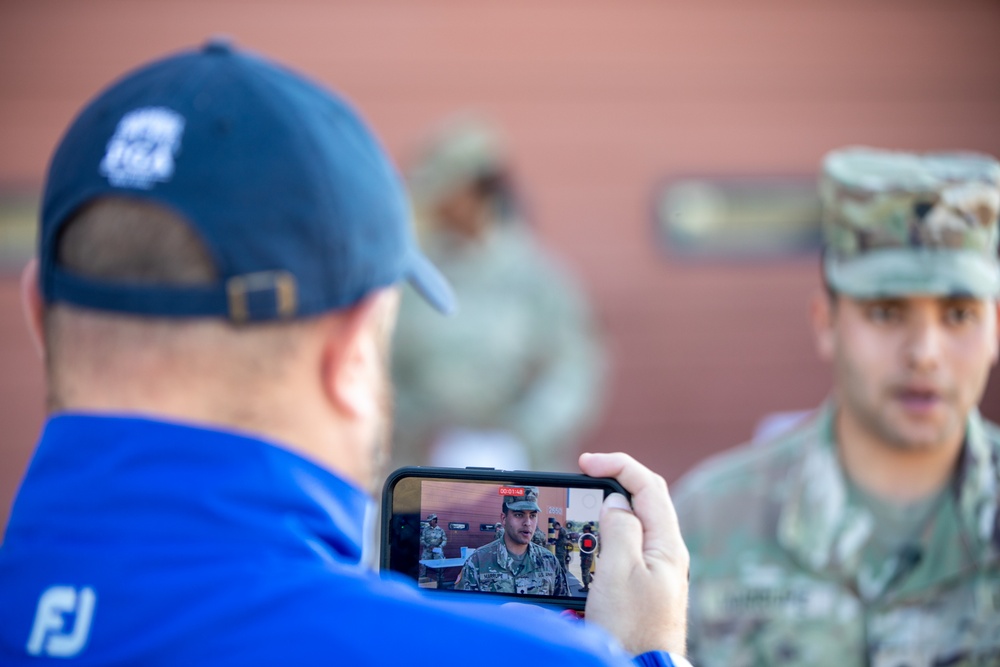 A Journalist Interviews Spc. Marrupe