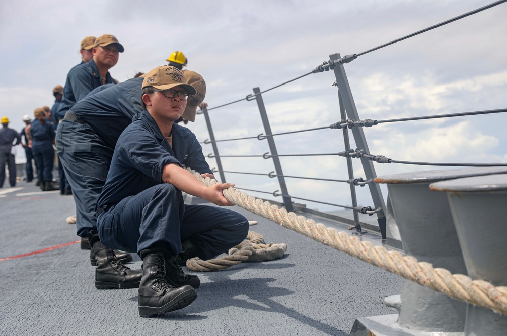 USS Dewey (DDG 105) Arrives in Manila for Sama Sama 2023