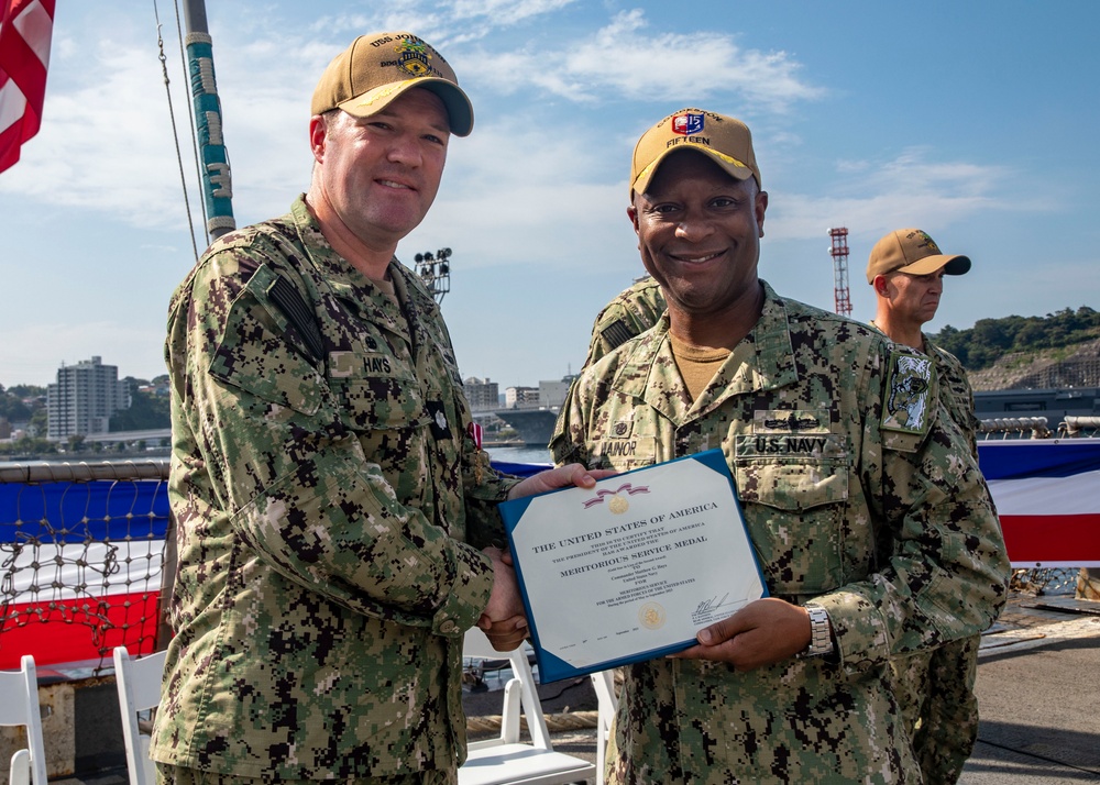 USS John Finn (DDG 113) Conducts Change of Command Ceremony, Sept. 20