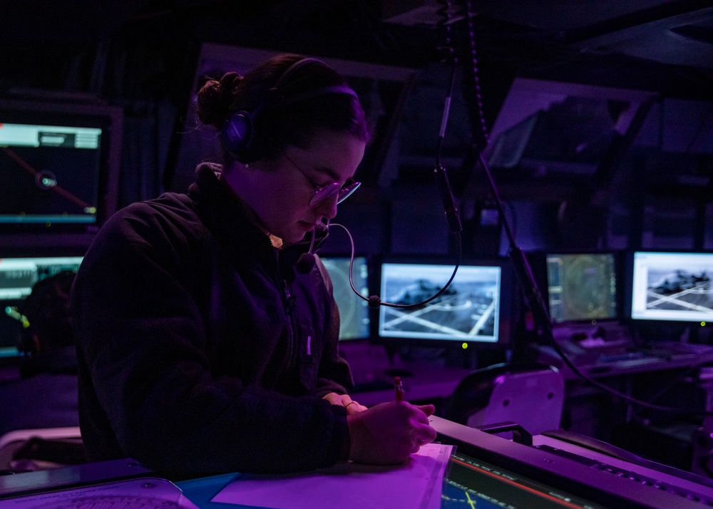 Sailors aboard USS John Finn (DDG 113) Conduct Anti-Submarine Warfare Training