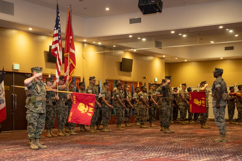 CLR-37 Sergeant Major Appointment Ceremony